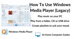 How to use Windows Media Player Legacy version.