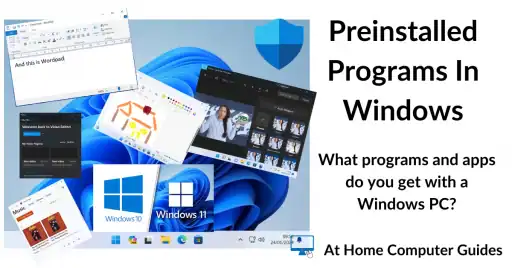 What programs are included with Windows?