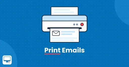 How to print emails in Yahoo Mail, Gmail and Outlook.