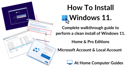 How to install Windows 11.