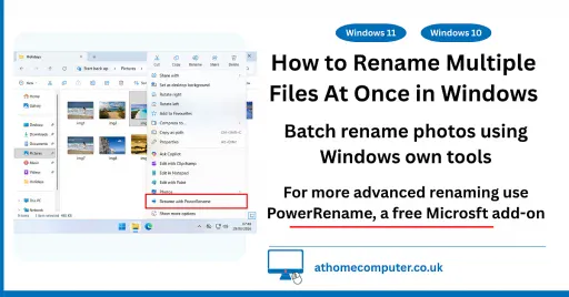 How to Rename Multiple Files At Once in Windows (PowerRename)